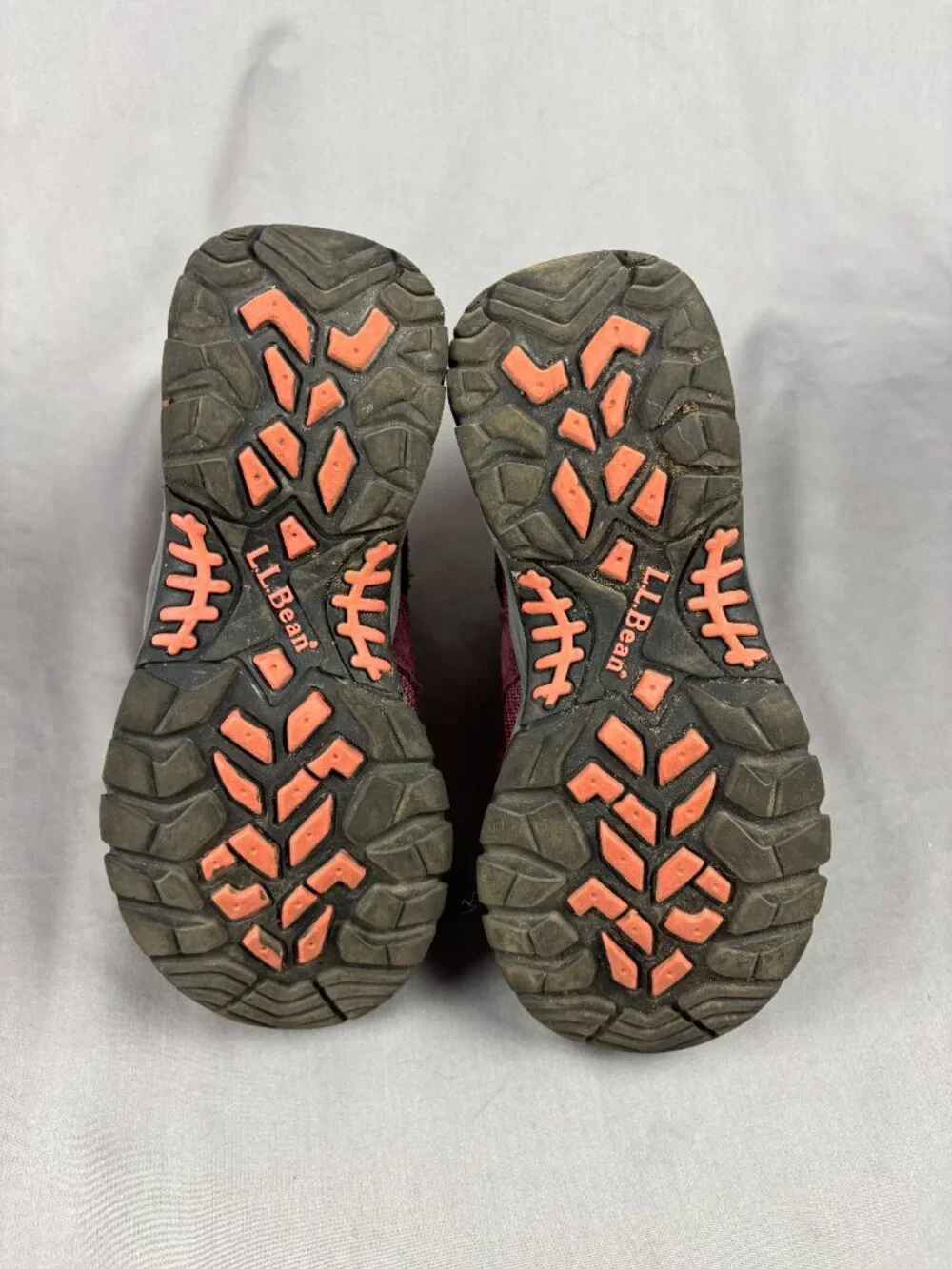 L.L. Bean Kids Trail Model Hiker Lace Up Boots Youth Kids Size 4.0 Black Cherry